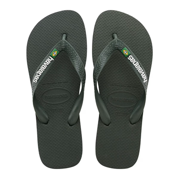 Havaianas Brasil Logo 5983 Green Olive